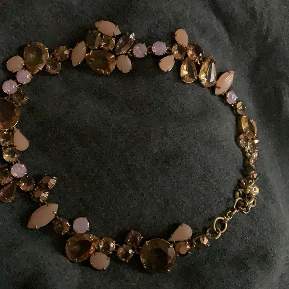 J Crew ..Multi stone chunky choker